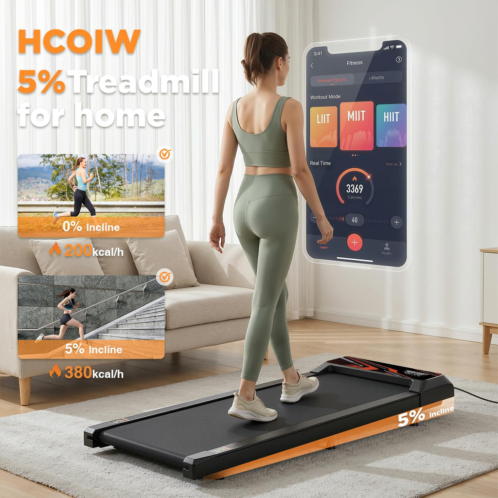2.5HP Portable Compact Treadmill with Incline and Remote K700028