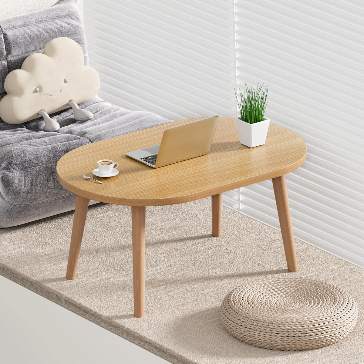 Small Oval Coffee Table I511
