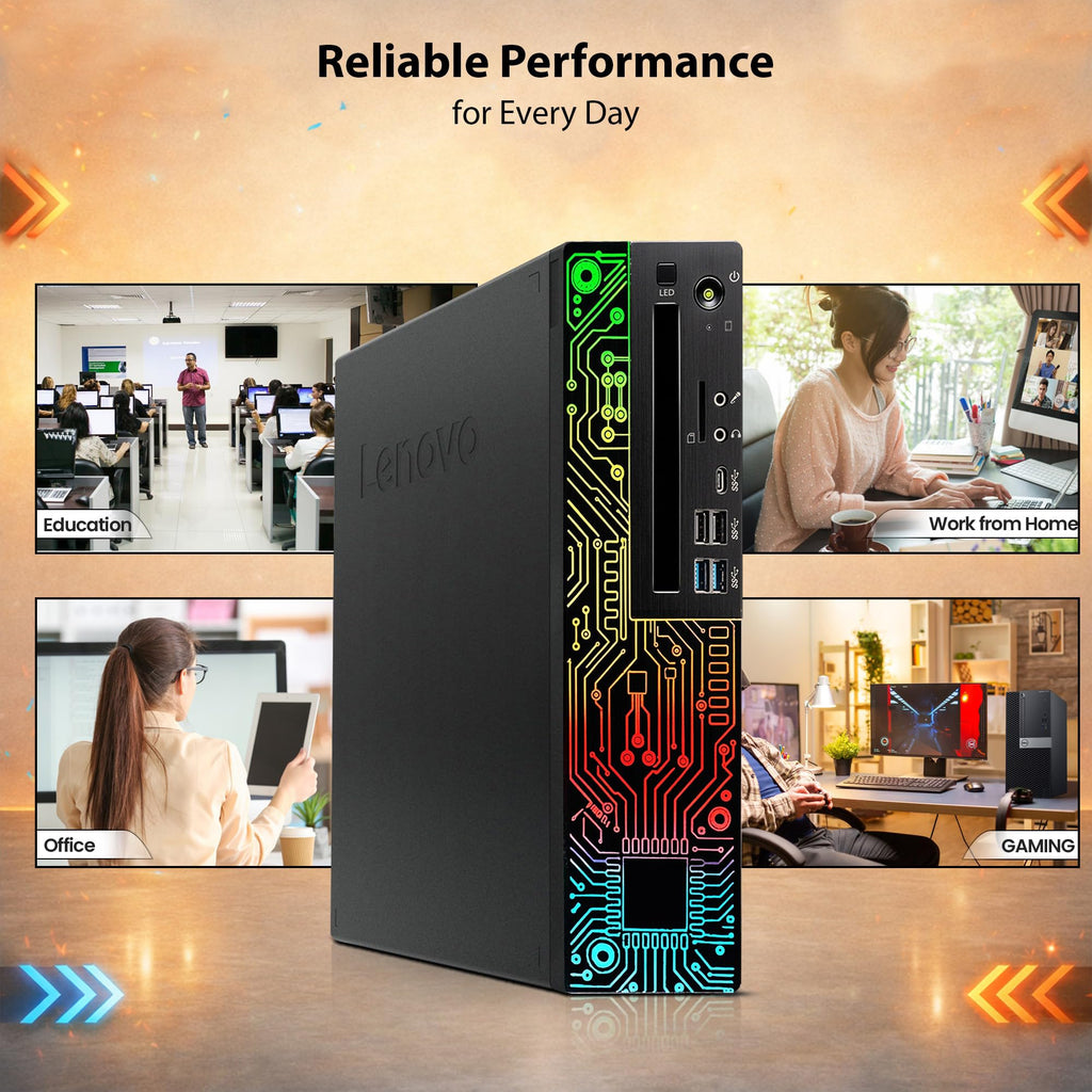 RGB Desktop PC Intel Core i5-8500 16GB DDR4 RAM 256GB SSD 500GB HDD GeForce GT 1030 R41885