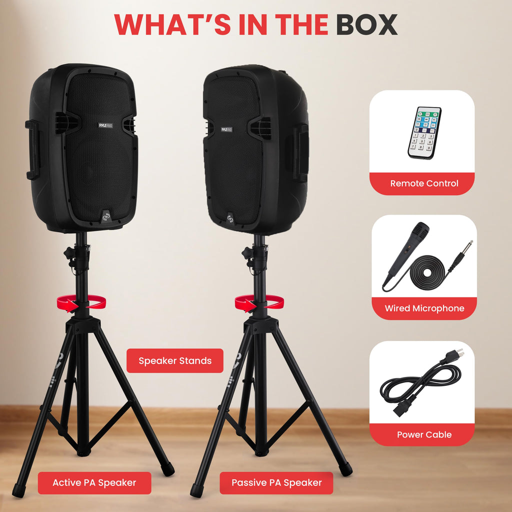 1000W Wireless Portable PA Speaker System Q4076