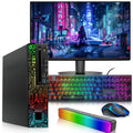 RGB Desktop PC Intel Core i5-8500 16GB DDR4 RAM 256GB SSD 500GB HDD GeForce GT 1030 R41885
