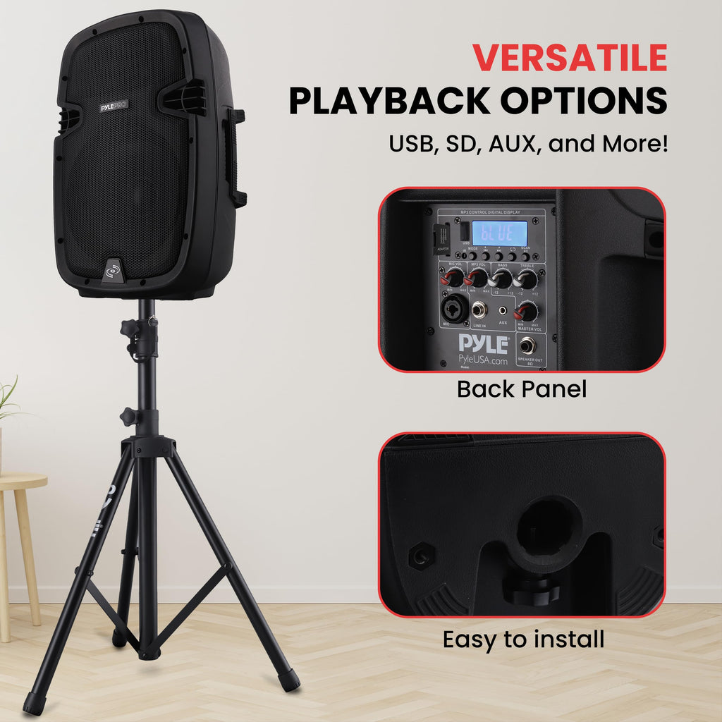 1000W Wireless Portable PA Speaker System Q4076