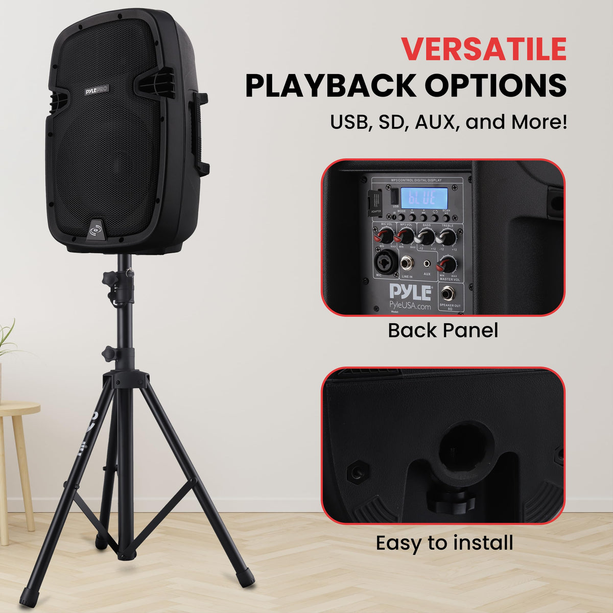 1000W Wireless Portable PA Speaker System Q4076