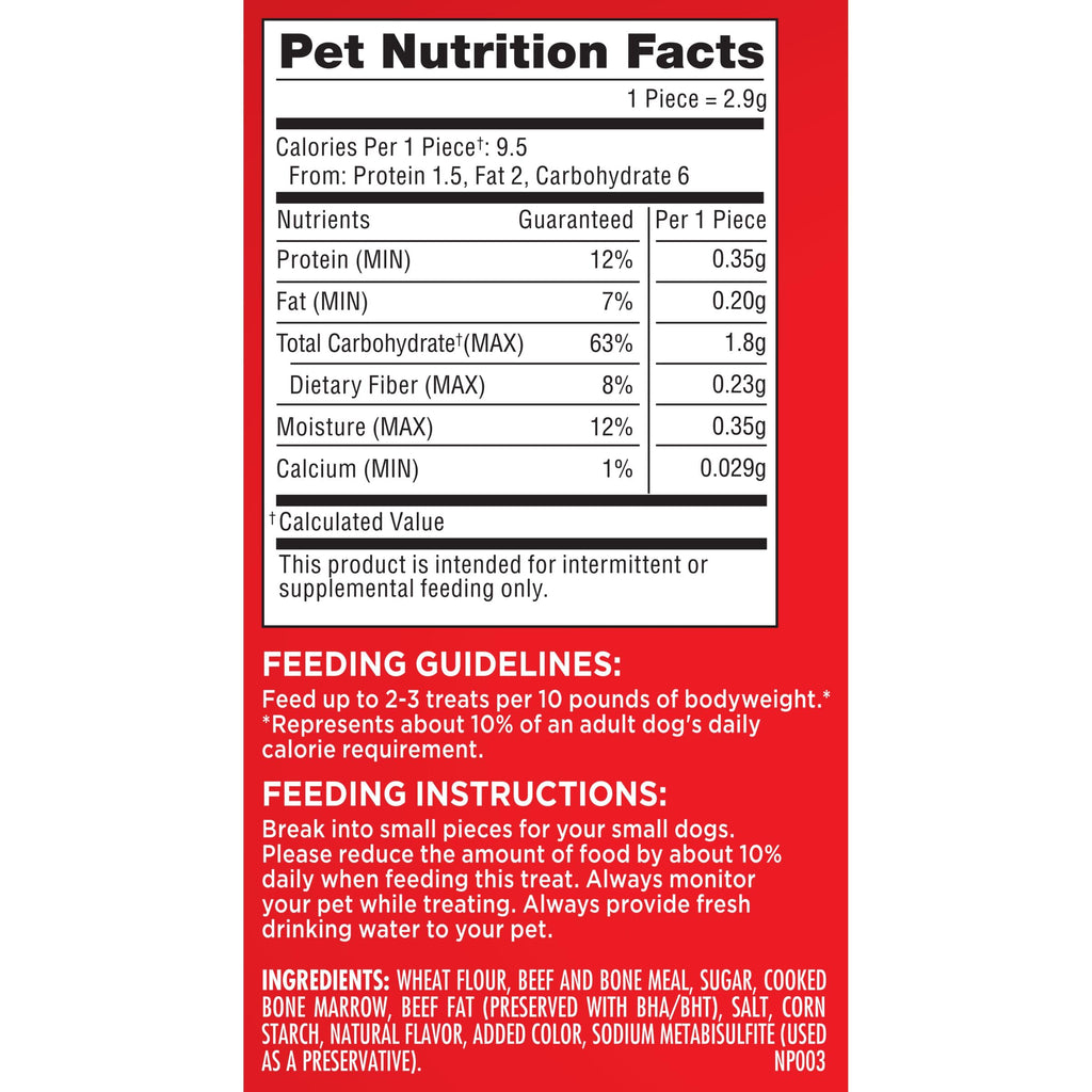 Small Dog Treats with Real Bone Marrow, 40 Oz. I462