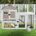48" L 2-Story Rabbit Hutch with Ramp L408609