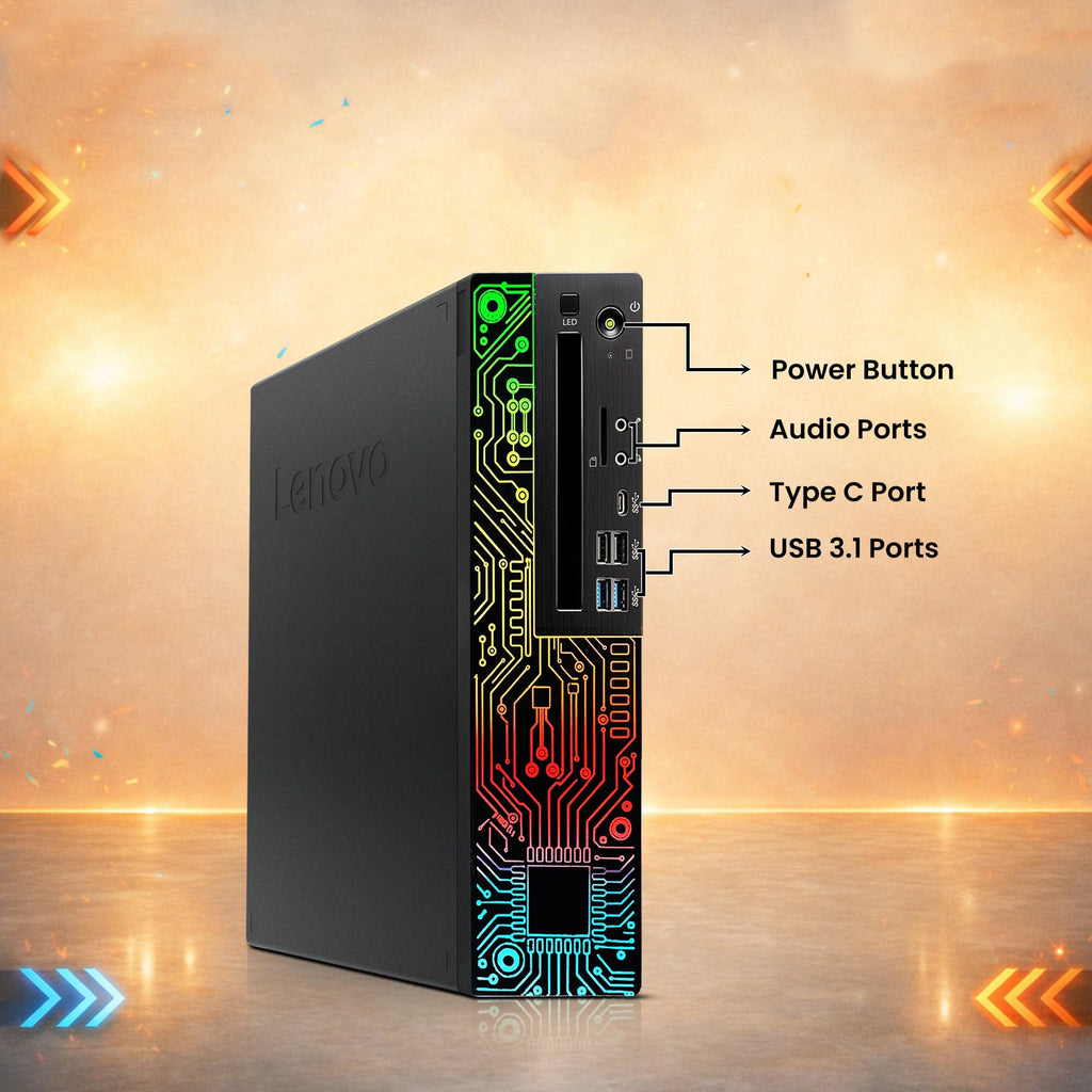 RGB Desktop PC Intel Core i5-8500 16GB DDR4 RAM 256GB SSD 500GB HDD GeForce GT 1030 R41885