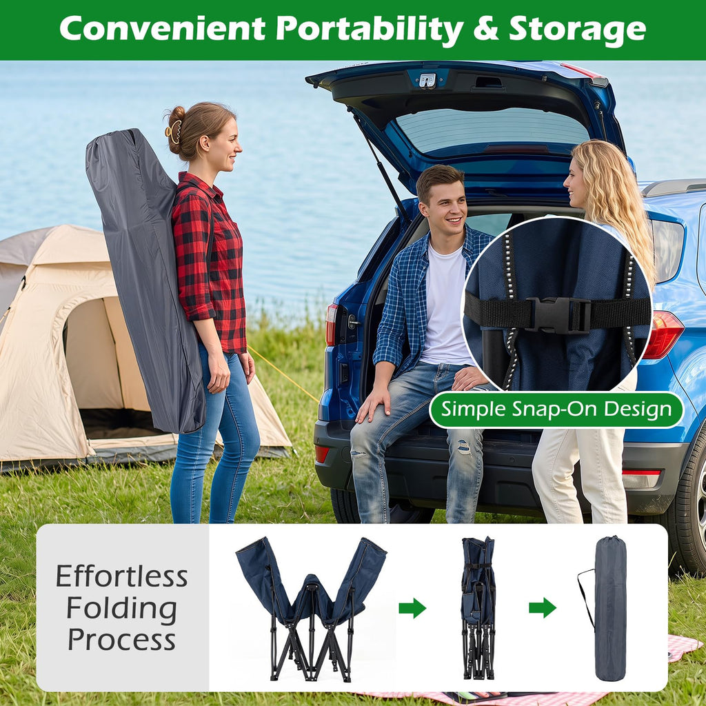 Camping Cot with Padded Mat C967