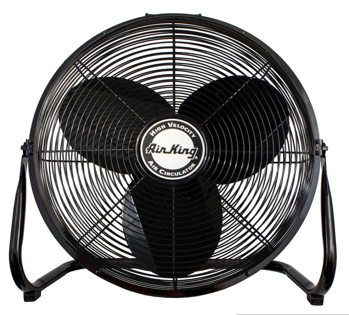 20-Inch High Velocity Pivoting Floor Fan, Black R515526