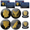 1 OZ. Black Ruthenium & Gold 2-Coin Set A9215