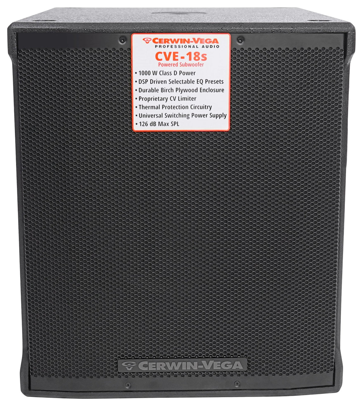18" 1000 Watt Powered Subwoofer with Bluetooth L1212